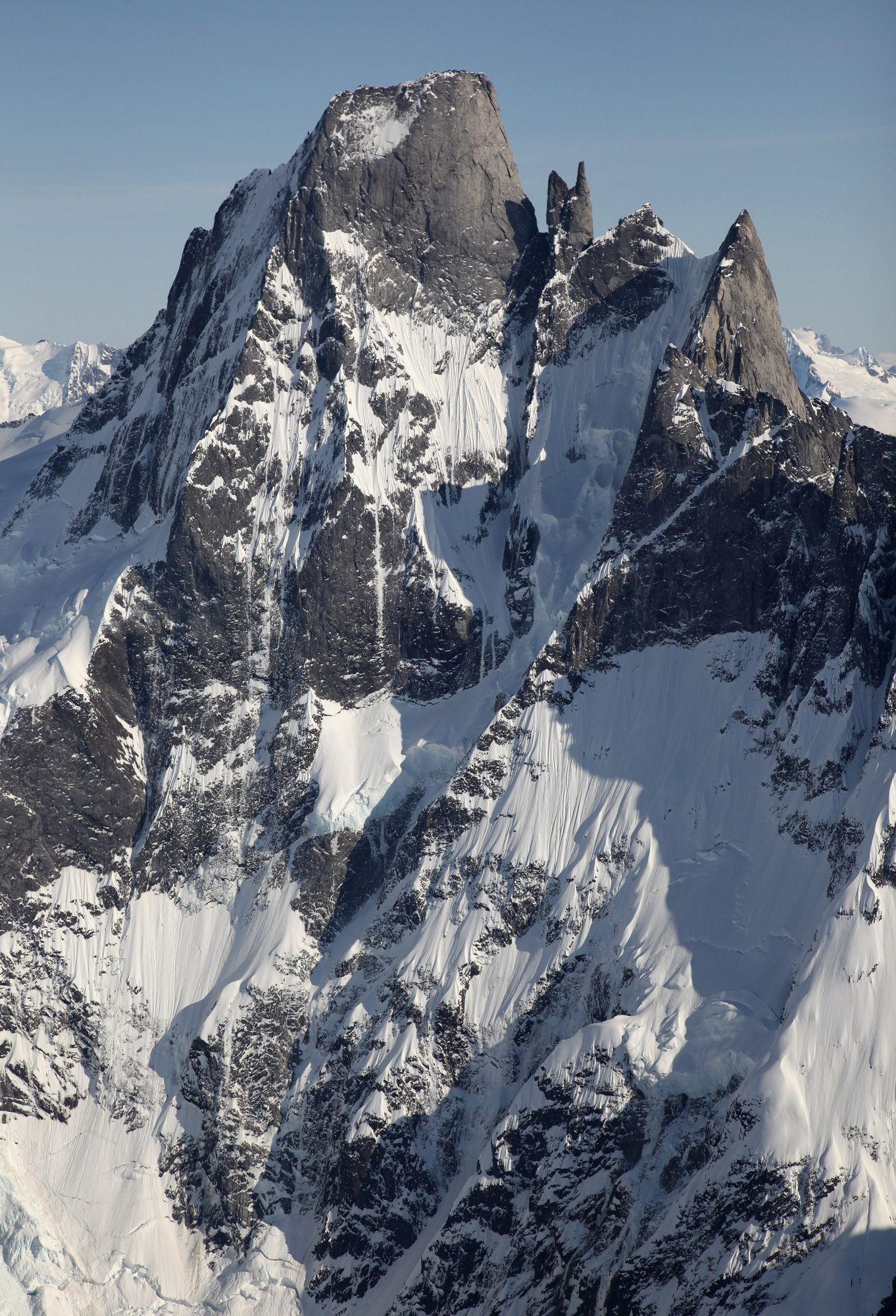 Devils Thumb, NW Face <br> (StikinePM042909--_344)