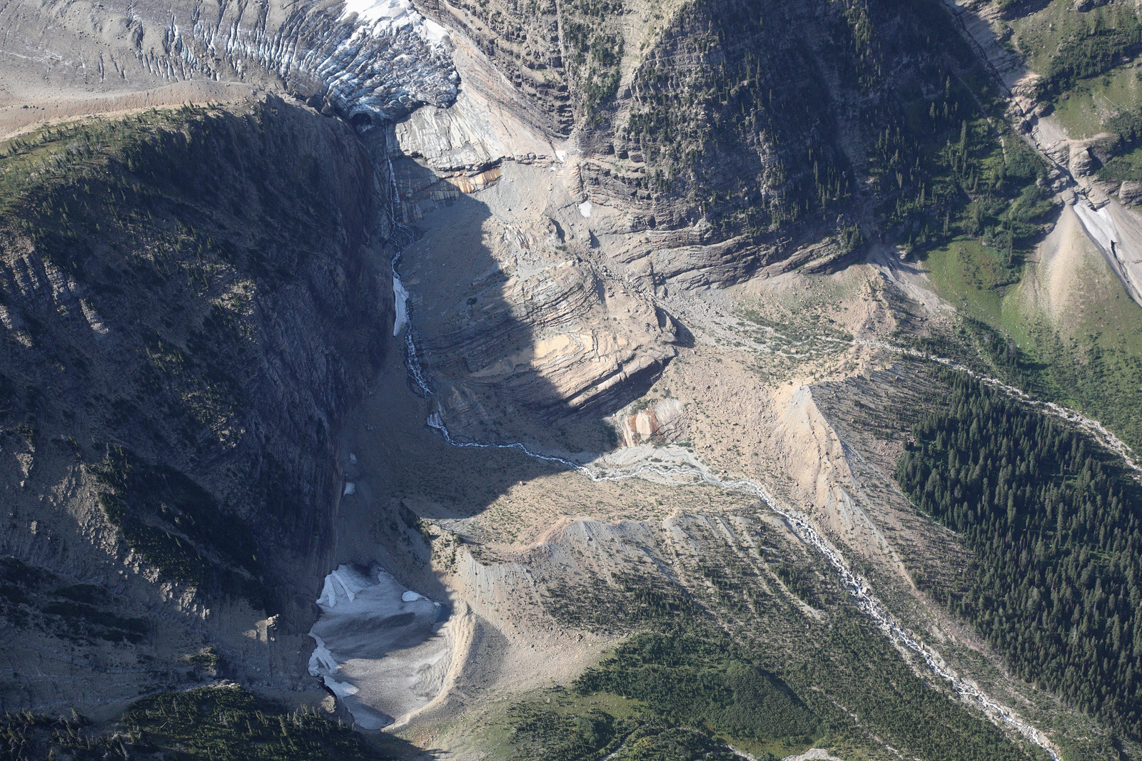 Weasel Collar Glacier, Terminus & Forefield <br> (GlacierNP090109-_553.jpg)