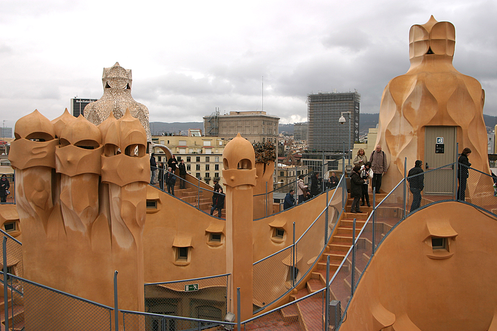 Roof terrace of Casa Mila