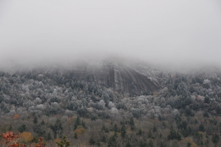 Snow on Grandfather Mountain