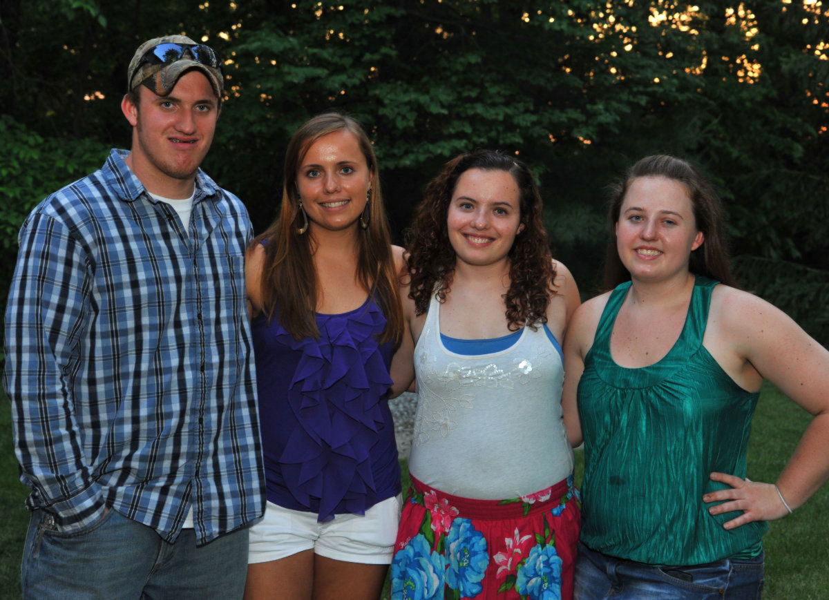 Ryan and his Triplet Sisters