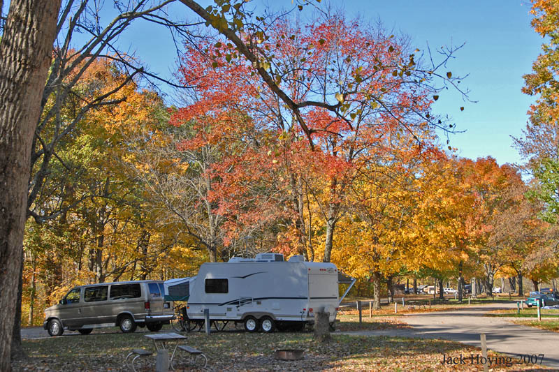 Our Campsite at Hueston Woods photo Jack Hoying photos at