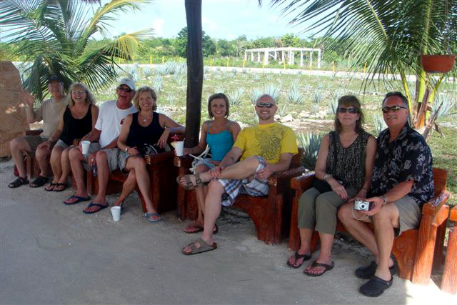 Group shot at Tequilla Factory