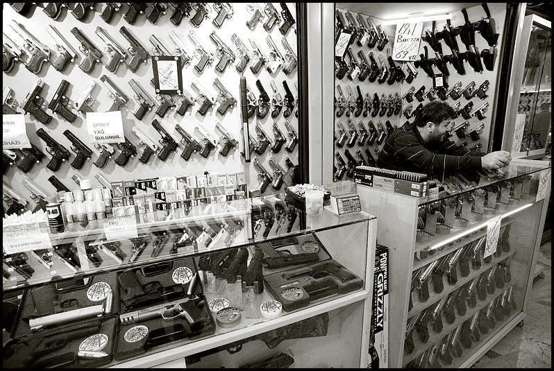 Guns in Subway