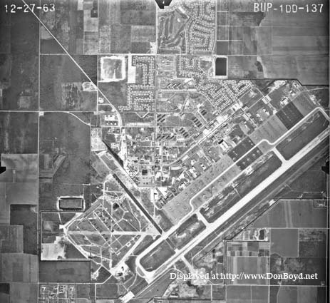 1963 - aerial view of Homestead Air Force Base