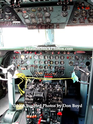 2008 - the Historical Flight Foundations restored Eastern Air Lines DC-7B N836D Open House stock photo #10024
