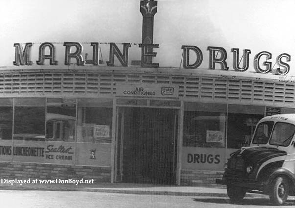 1950s - Marine Drugs in downtown Opa-locka