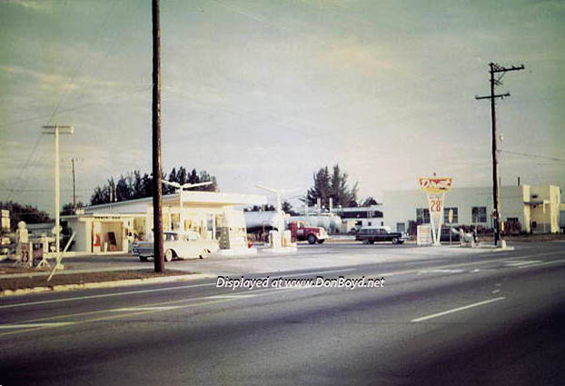Mid 1960s - the Direct Oil gas station at 2915 W. 4th Avenue, Hialeah