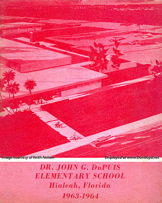1964 - cover of the Dr. John G. DuPuis Elementary School yearbook