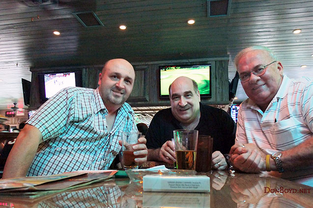 April 2011 - Kev Cook, Don Mamula and Don Boyd at the new Miami Lakes Ale House