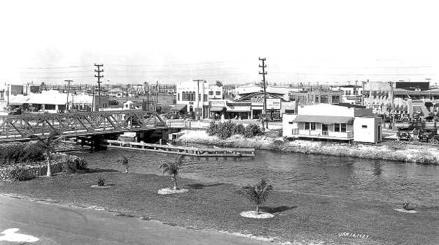 1927 - View of downtown Hialeah from Miami Springs