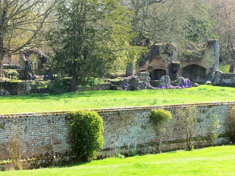 RUINS OF SLAUGHAM MANOR  . 1