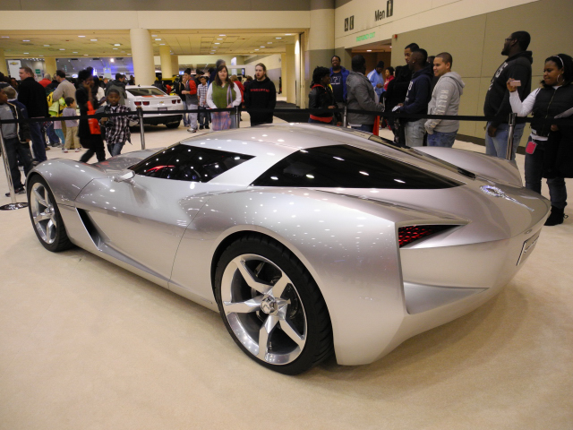 Chevrolet Corvette Stingray Concept, hints at how the 2014 C7 Corvette might look, especially the rear end