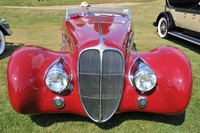 1939 Delahaye Type 165 Cabriolet, owned by Peter Mullin and the Peter Mullin Automotive Museum Foundation