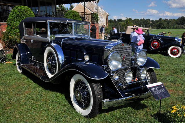 1931 Cadillac 452A V-16 All-Weather Phaeton by Fleetwood, owned by Charles Gillet, Lutherville, MD (5687)