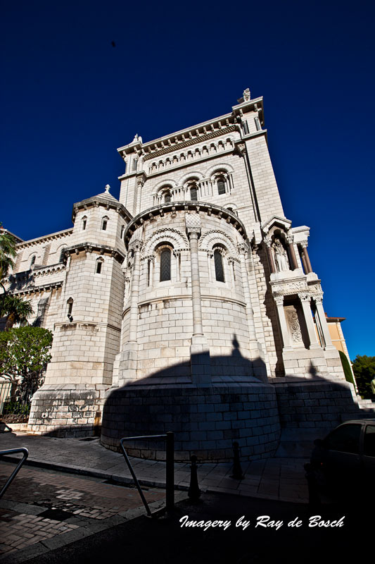 Side View of the Cathdrale de Monaco