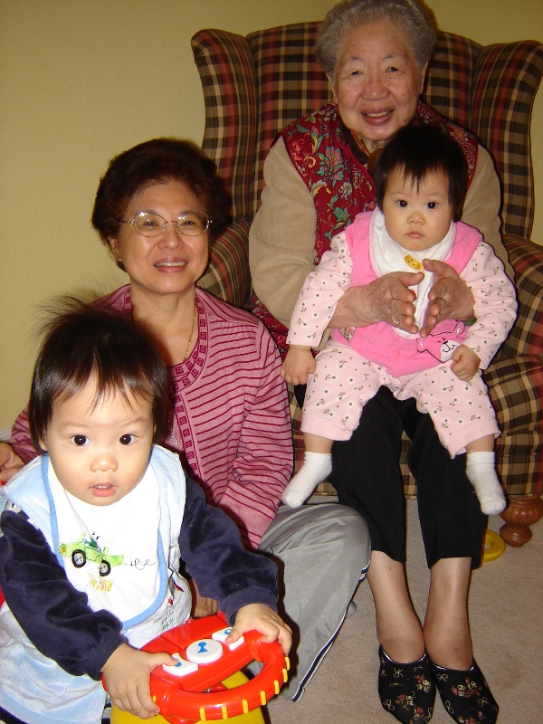 太婆, 外婆, 與歡歡, 聚聚