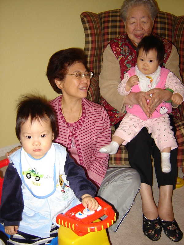太婆, 外婆, 與歡歡, 聚聚