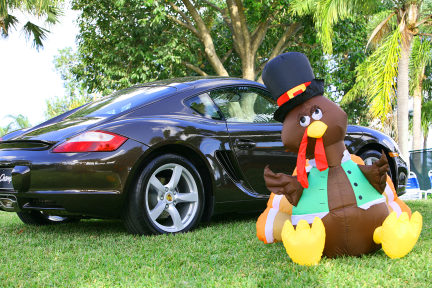 Turkey Boy protecting the Porsche Promoters most Excellent Product 1 !