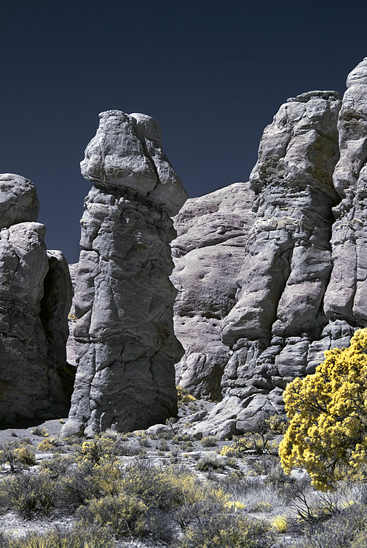 Rock pillar in Arches.