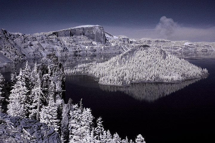 Crater Lake, Nikon d70 720 Infrared