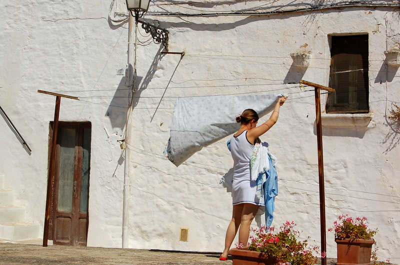 Washday scenes