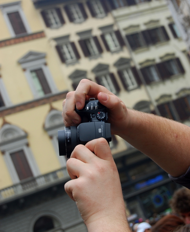 Florence -  Italy - Hands in the Cathedral square