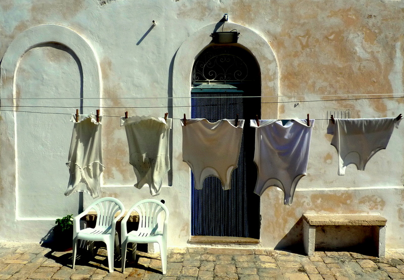 Washday scenes