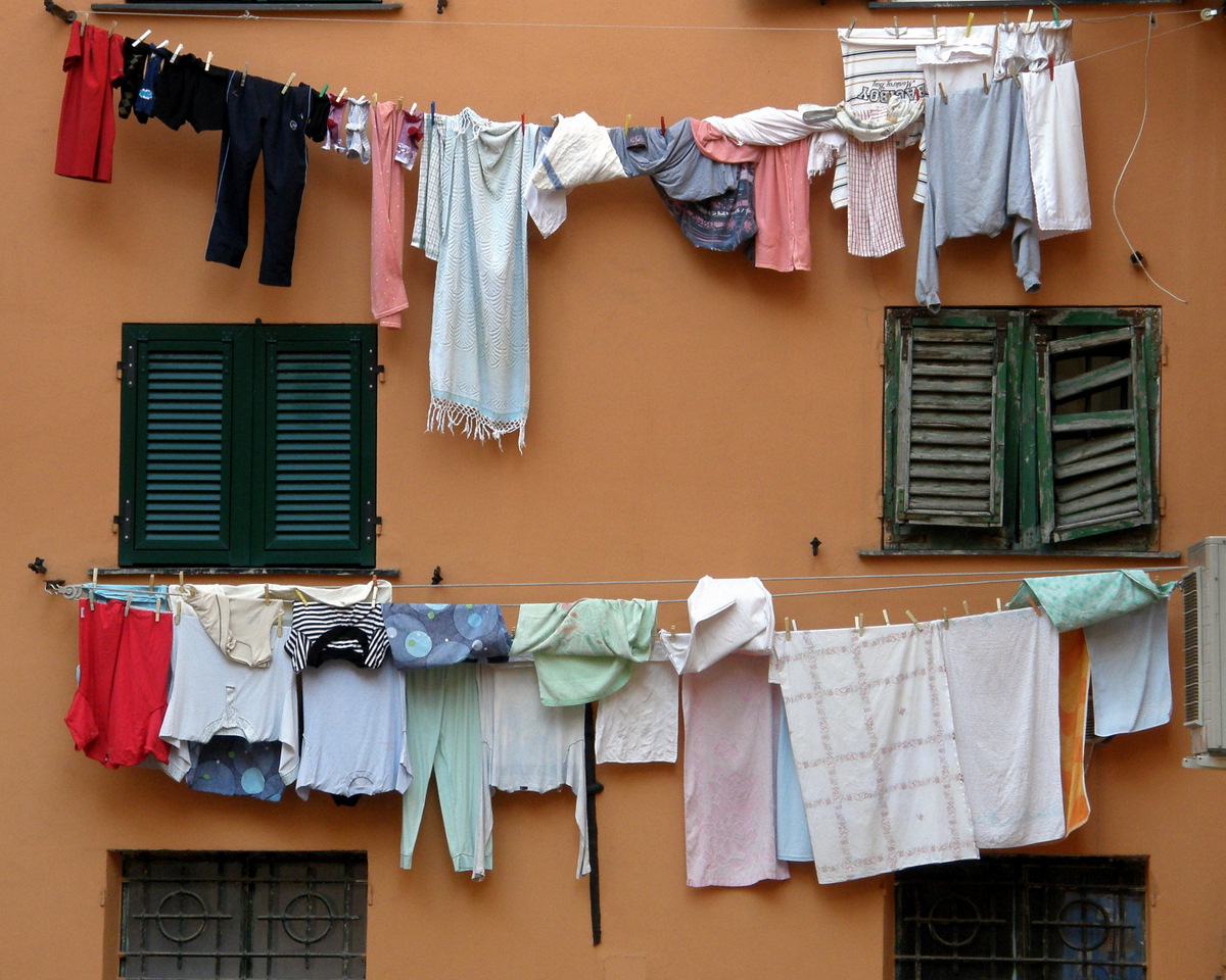 Washday scenes