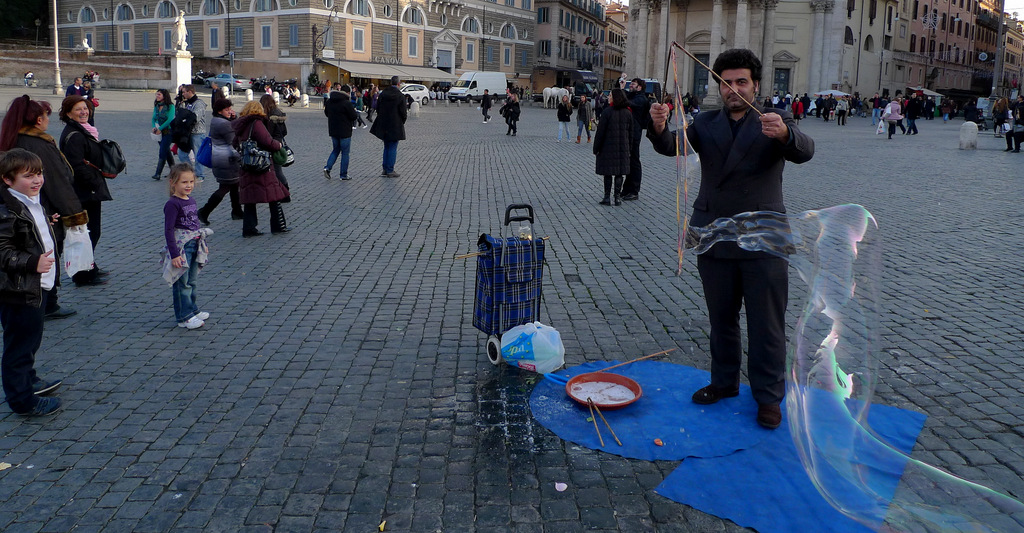 The Bubbles Man