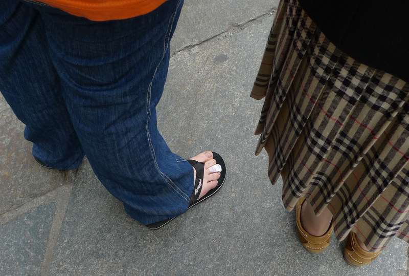 Young feet