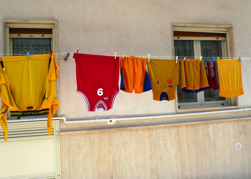 Washday scenes