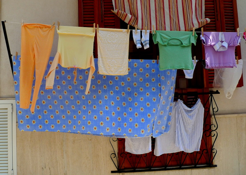 Washday scenes