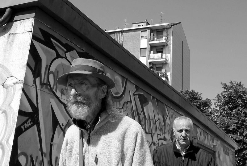 Street people in b&w