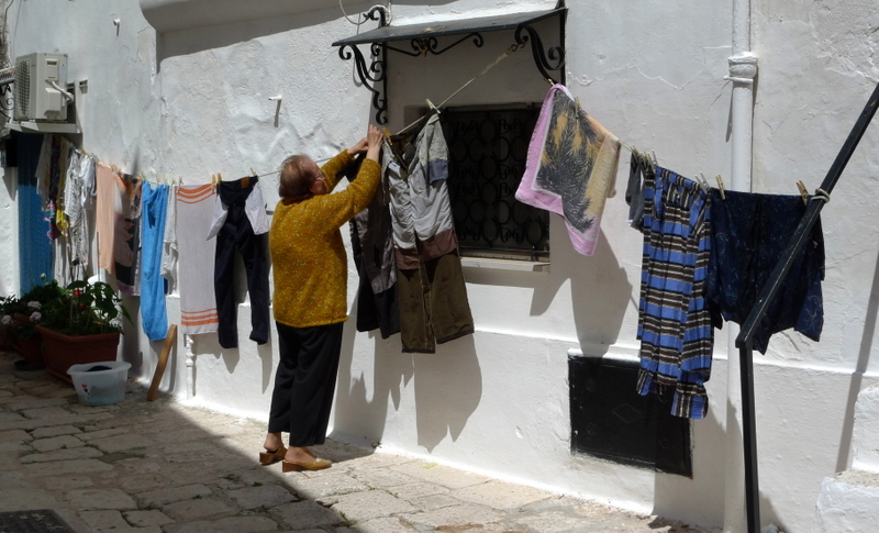 Washday scenes