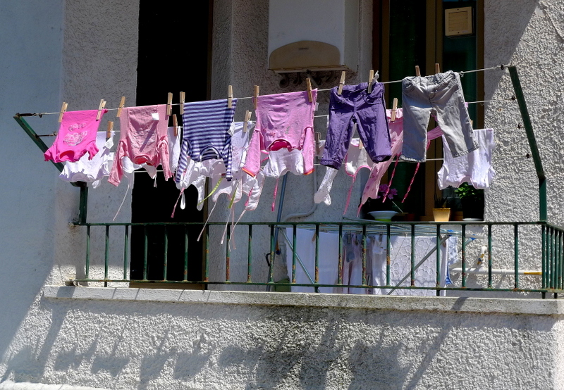 Washday scenes