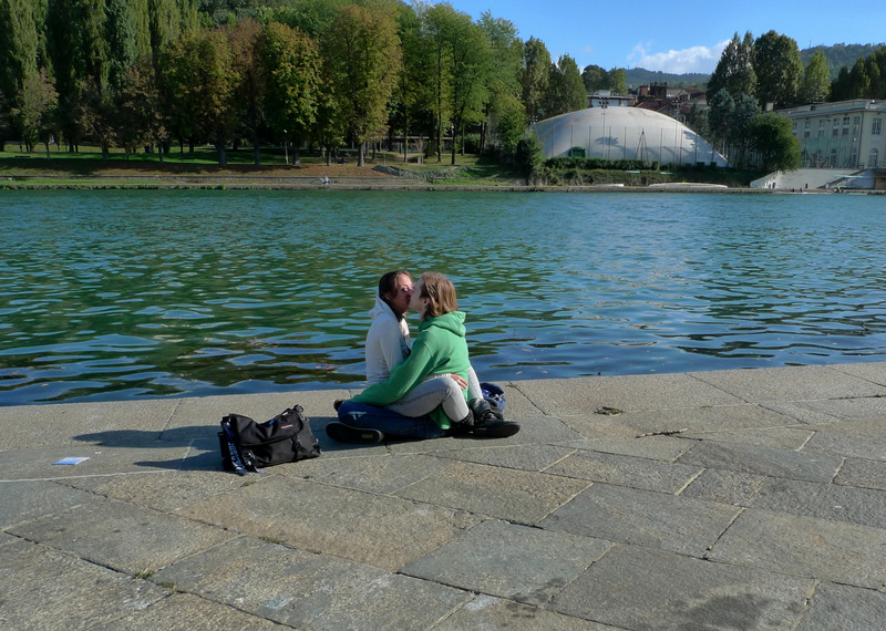 Kiss on River