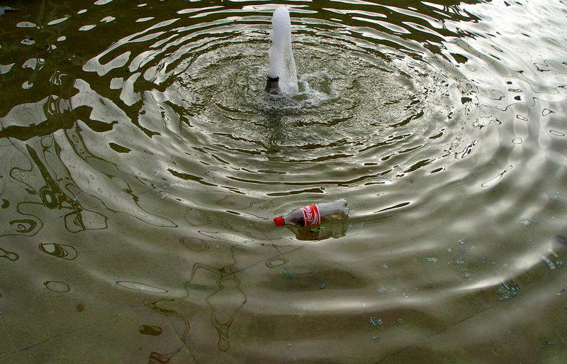 Coca-Cola  in  fountain