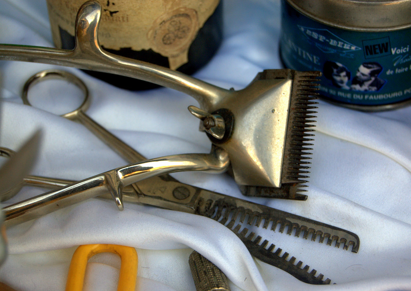 Old equipment barber