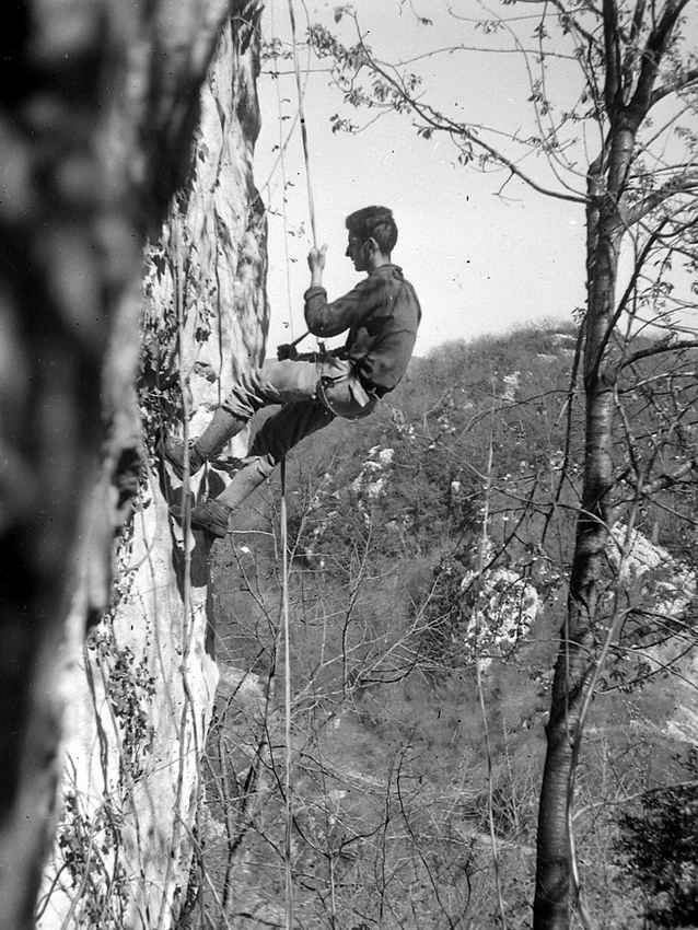 1960  Rappel  la Verte Reprages, dfrichages, escalade