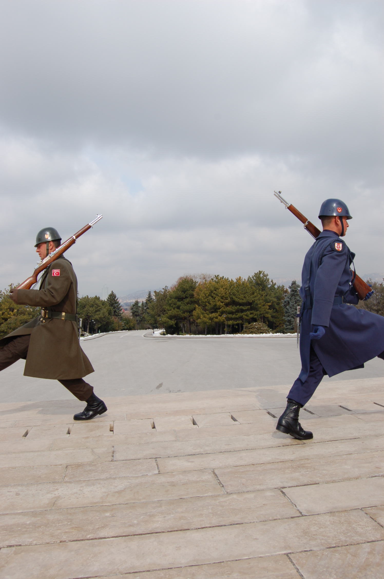 marching guards