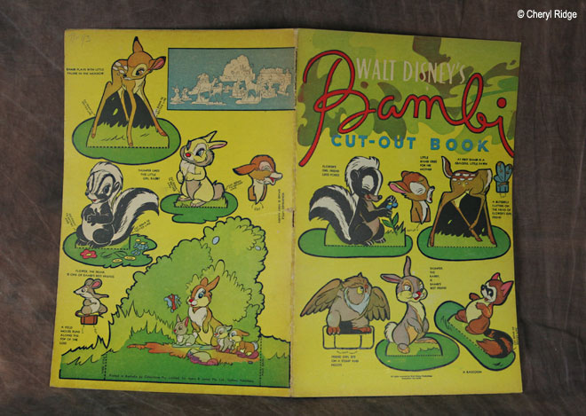 Bambi cut-out book