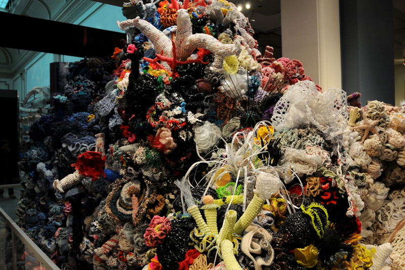 Hyperbolic Crocheted Coral Reef at the Smithsonian Natural History Museum