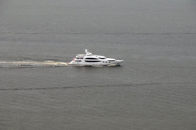 Luxury Yacht headed into Baltimore Harbor