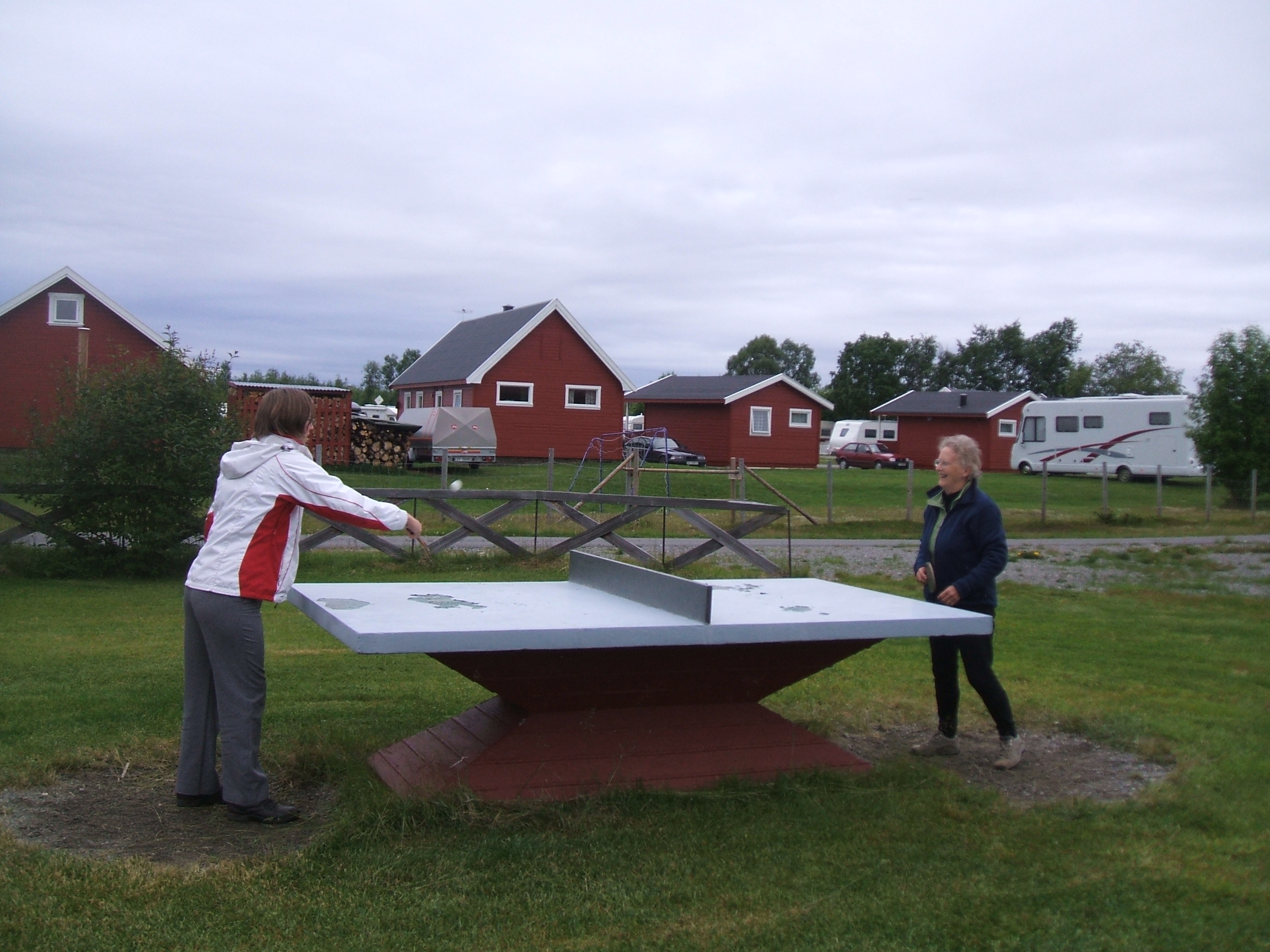 Table tennis at base