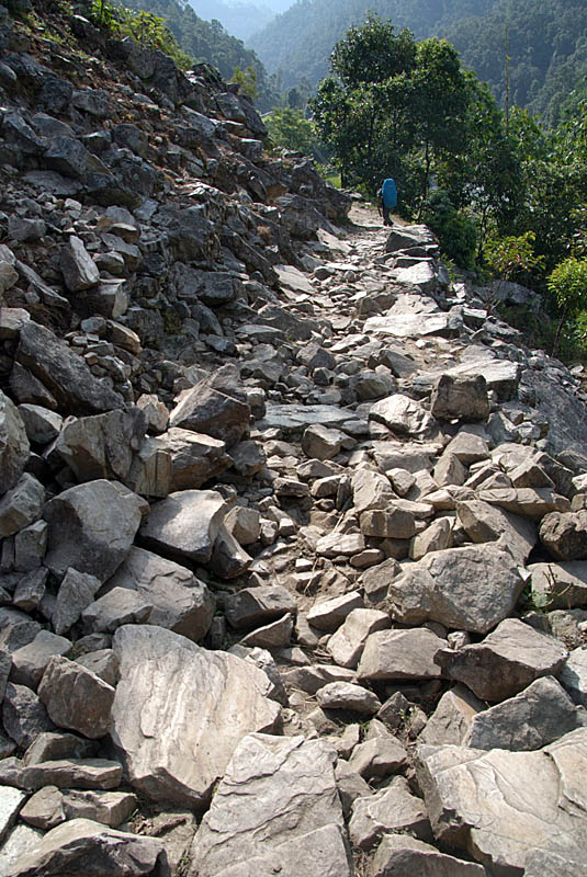 Rocky Path near Birethanti