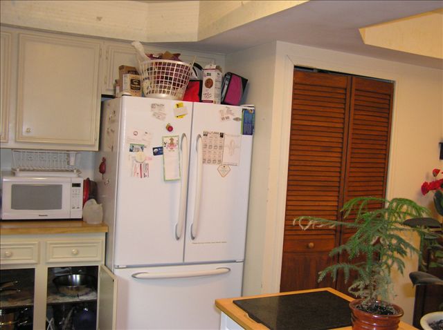 BEFORE fridge and pantry area