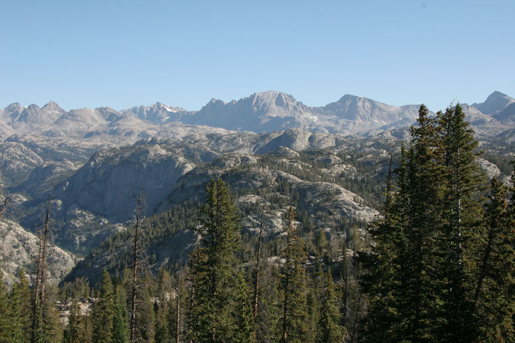View of the Wind River Range