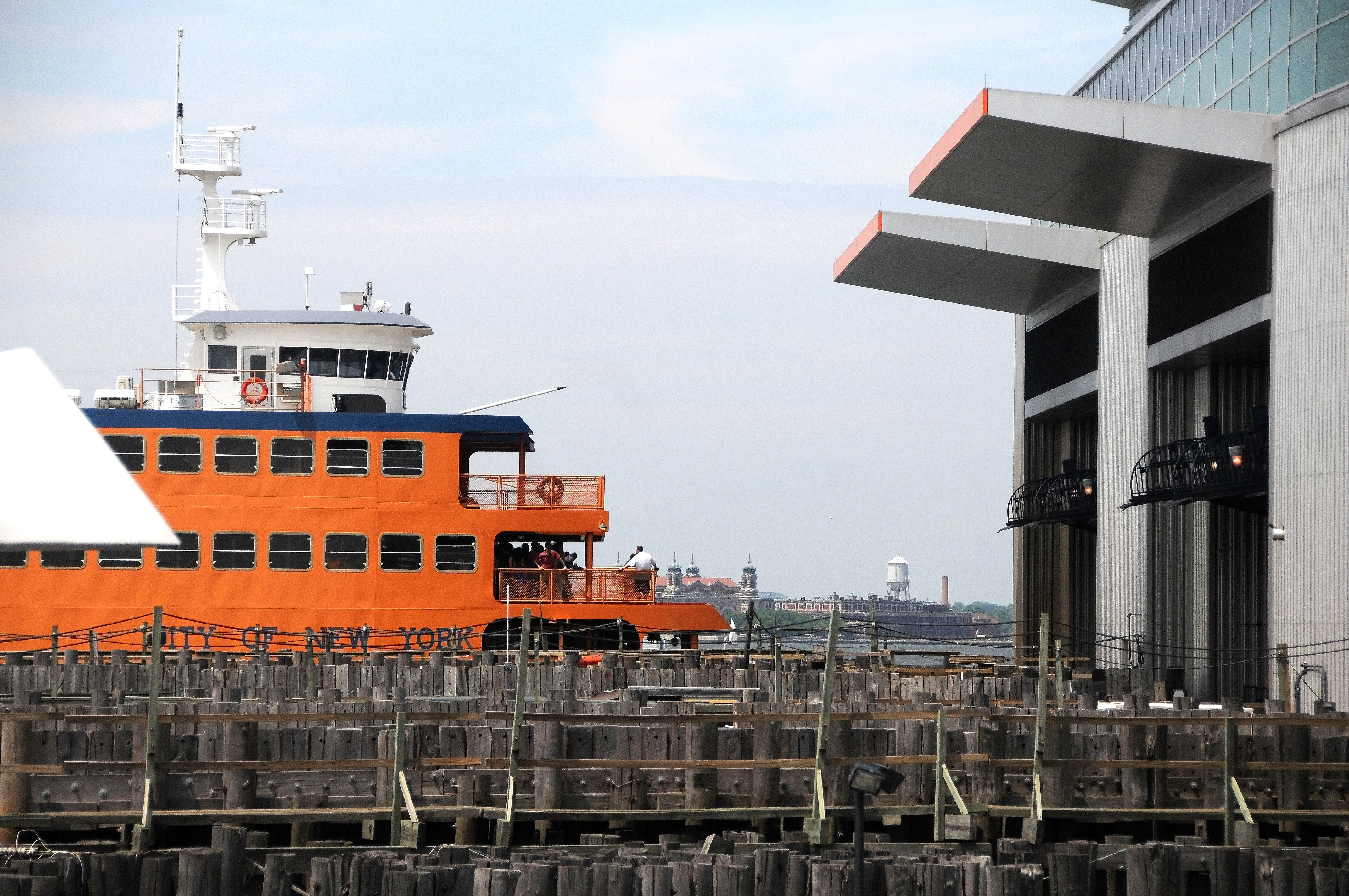 Ferry Boat Departure for Governors Island