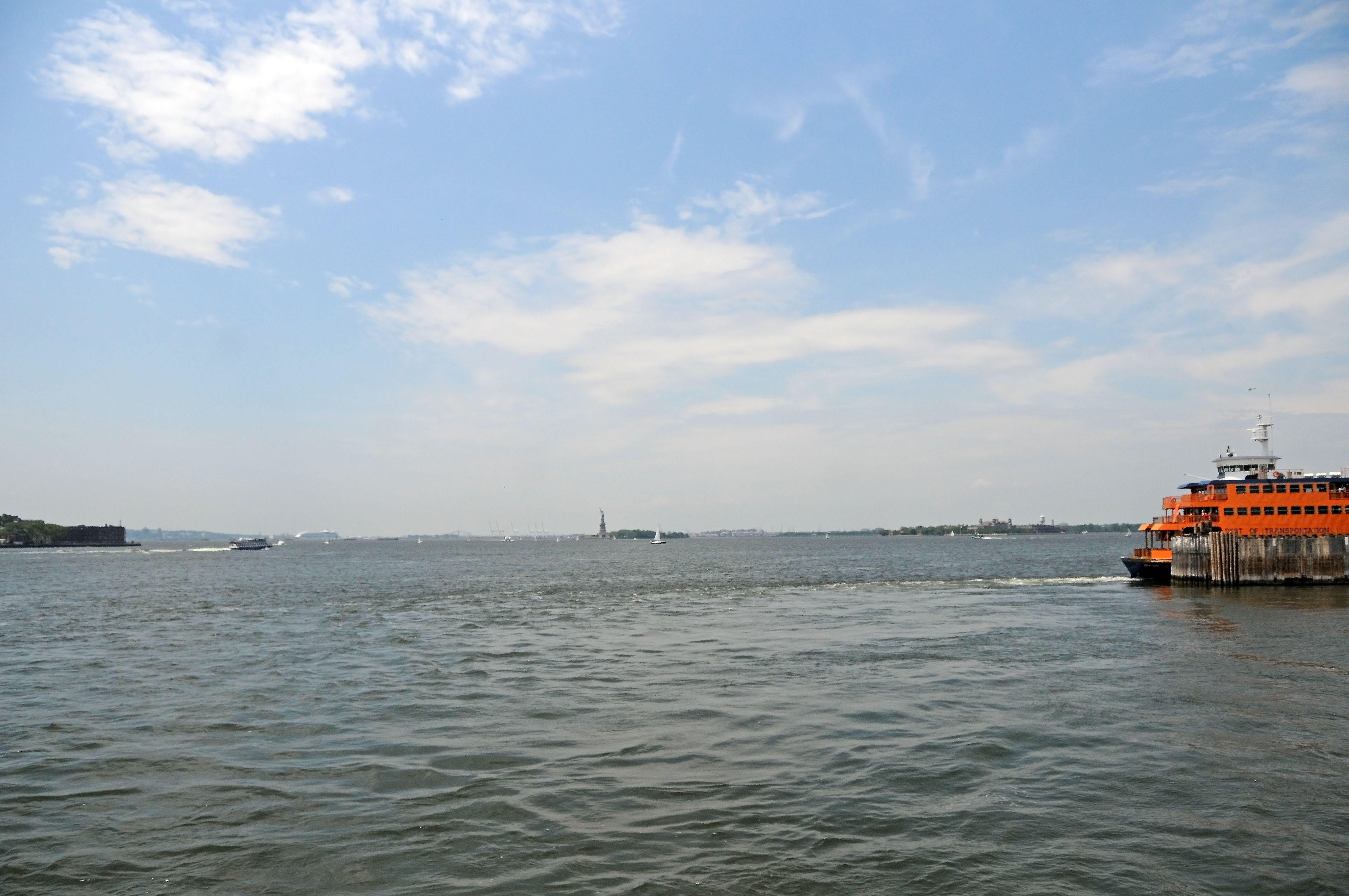 Ferry Boat Departure for Governors Island